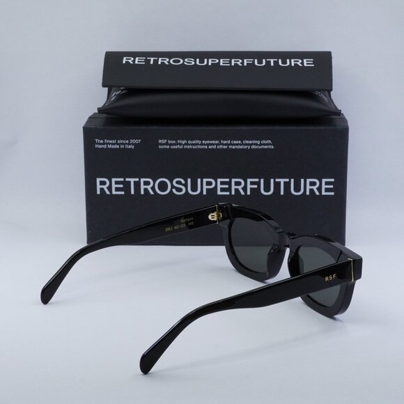 Final Price! RetroSuperFuture SEMPRE BLACK DEJ Sunglasses - Picture 9 of 9